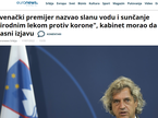 korona golob mediji