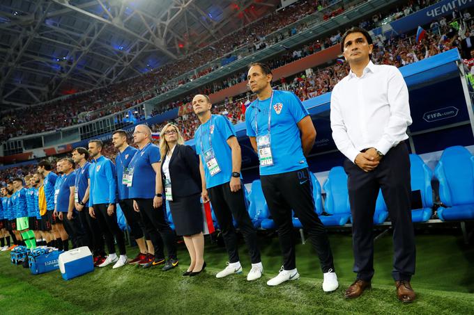 Zlatko Dalić v strokovnem štabu sodeluje tudi z dvema nogometašema, ki sta na SP 1998 osvojila bronasto medaljo. To sta nekdanja vratarja hrvaške reprezentance Dražen Ladić in Marijan Mrmić. | Foto: Reuters