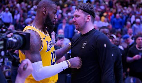 Dončić povsem šokiran, kako se je odzval LeBron James?