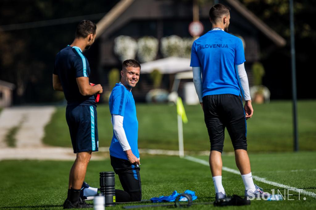 Slovenska nogometna reprezentanca Trening Brdo