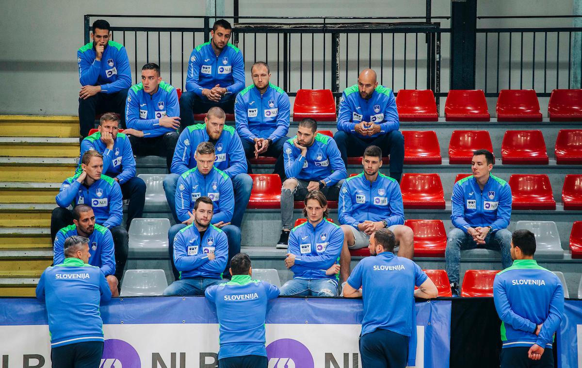 Slovenska rokometna reprezentanca, trening | Slovenci se v okrnjeni zasedbi pripravljajo na pester januarski ritem tekem. | Foto Siniša Kanižaj/Sportida