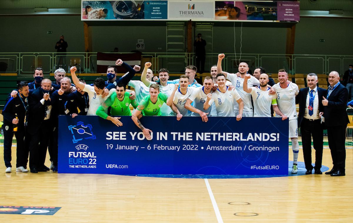 futsal, Slovenija : Latvija, 12. april 2021 | Slovenski futsalisti bodo v začetku prihodnjega leta igrali še na sedmem evropskem prvenstvu. | Foto Grega Valančič/Sportida