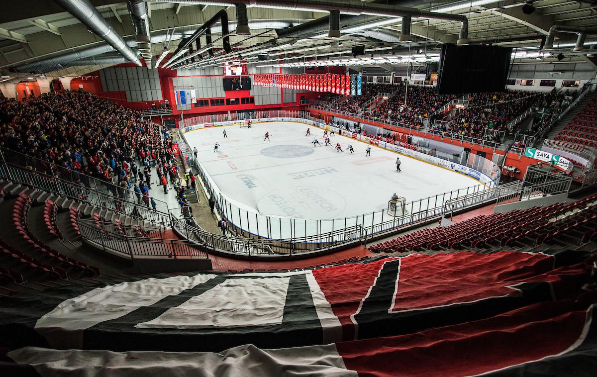 HDD Jesenice HK Olimpija | Na Jesenicah bodo tudi v prihodnji sezoni igrali v Alpski ligi. | Foto Peter Podobnik/Sportida