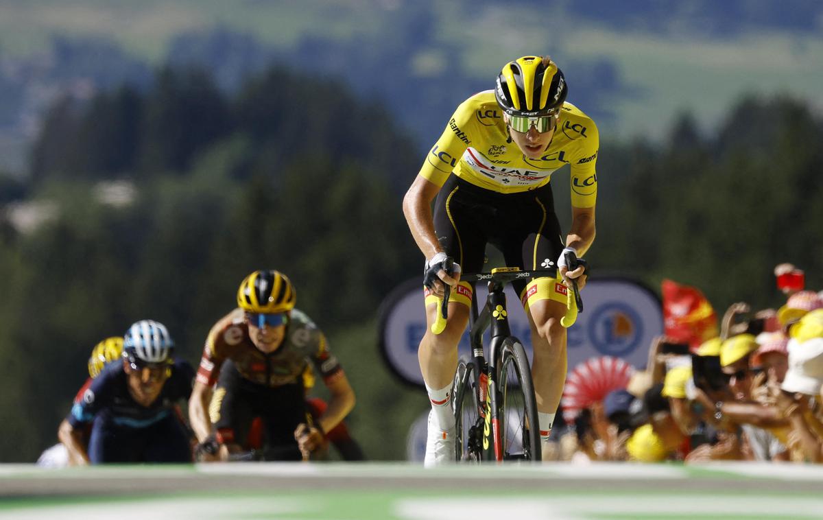 Tadej Pogačar TDF 10. etapa | Foto Reuters