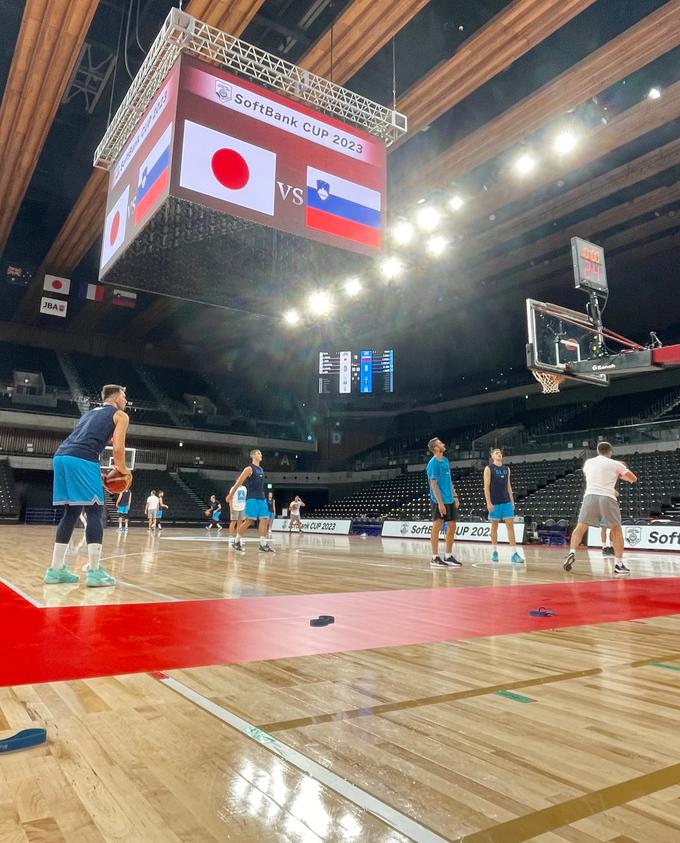 Slovenci so v Tokiu že opravili prvi trening. | Foto: KZS