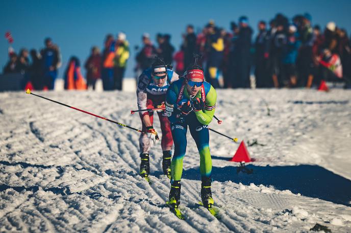 Alex Cisar, Oberhof 2023 | Alex Cisar po uspehu kariere: Danes sem bil še najbolj sproščen na tem prvenstvu, še pred samim startom sem se sončil in užival v atmosferi, o sami tekmi pa sploh nisem premišljeval. To se je na koncu izkazalo kot dobra taktika. | Foto Grega Valančič/Sportida