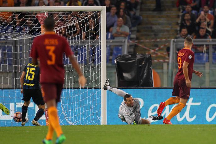 Samir Handanovic na tekmi Roma - Inter | Foto Getty Images