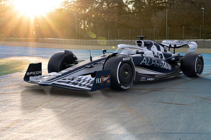 Alpha Tauri | To je AT03, novi dirkalnik ekipe formule 1 Alpha Tauri. | Foto Alpha Tauri Racing