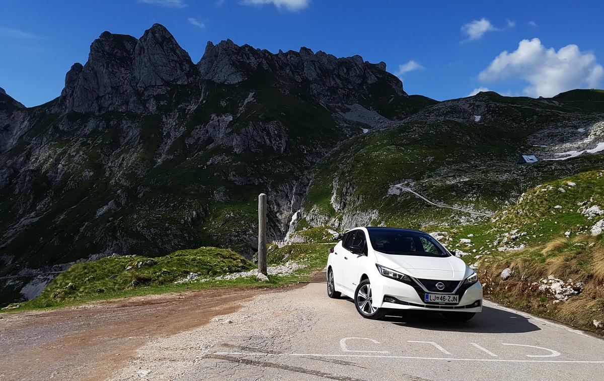 nissan leaf Mangart | Foto Gregor Pavšič