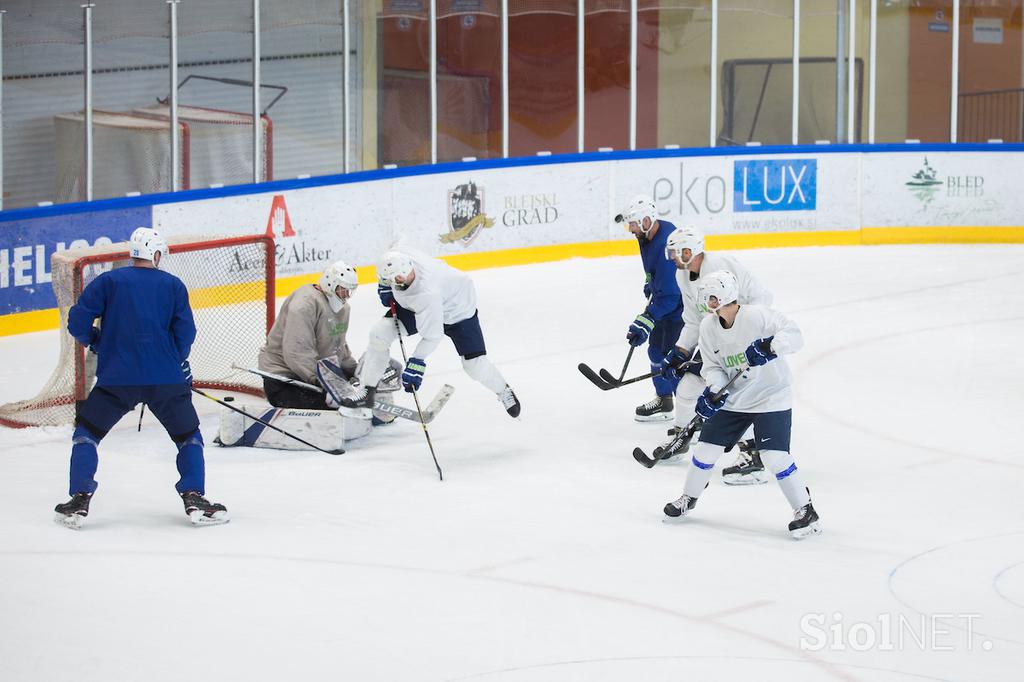 slovenska hokejska reprezentanca trening pred SP 2019