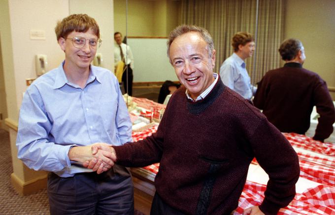 Microsoft in Intel sta bila dolgo neločljivo povezana. Na fotografiji Bill Gates (levo) in Andrew "Andy" Grove (desno), ki je v Intelu v različnih obdobjih zasedal funkcije predsednika podjetja, predsednika uprave in izvršilnega direktorja, leta 1992.  | Foto: Guliverimage