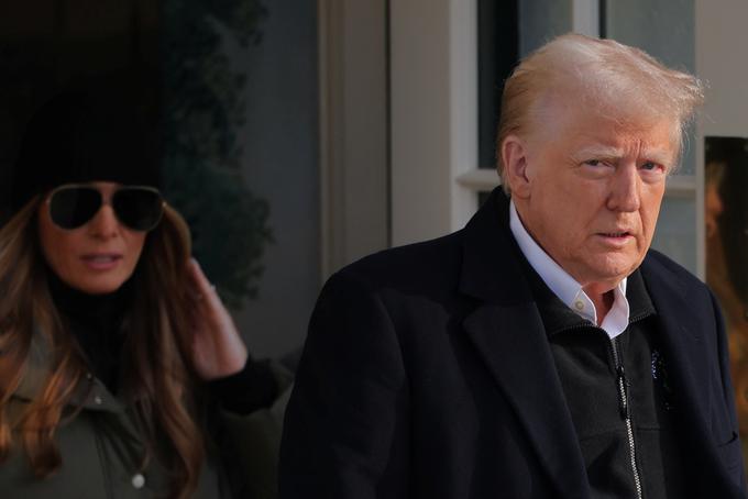 Trump in Melania pri tematiki pravice do splava nista enotna. | Foto: Reuters