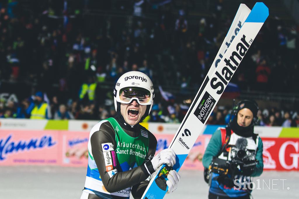 Anže Lanišek, Timi Zajc, Žiga Jelar, Lovro Kos, prvaki, Planica 2023