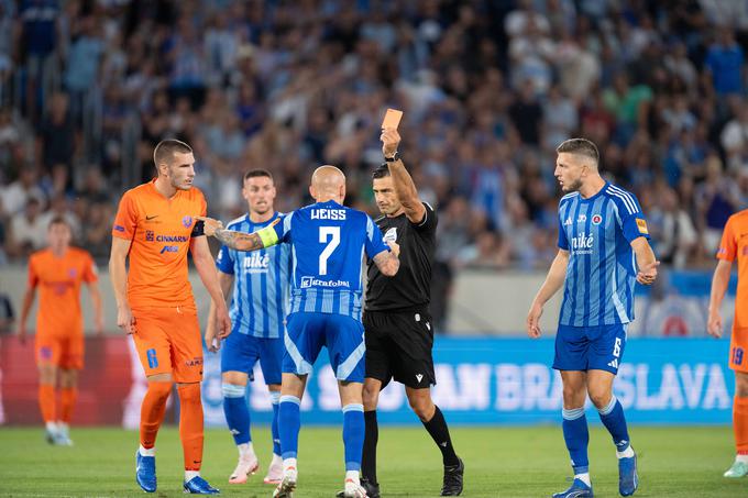 David Zec gostovanja v Bratislavi s Celjani ni ohranil v lepem spominu. | Foto: Guliverimage