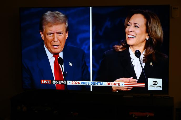 Donald Trump. Kamala Harris. | Soočenje bi morala ameriška televizija CNN gostiti 23. oktobra, poročajo tuje tiskovne agencije. | Foto Reuters