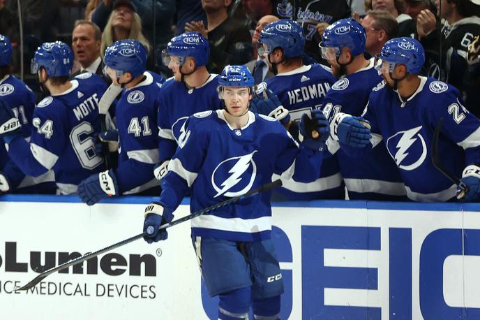 Brayden Point | Brayden Point je popeljal Tampo do zmage proti Bostonu. | Foto Reuters