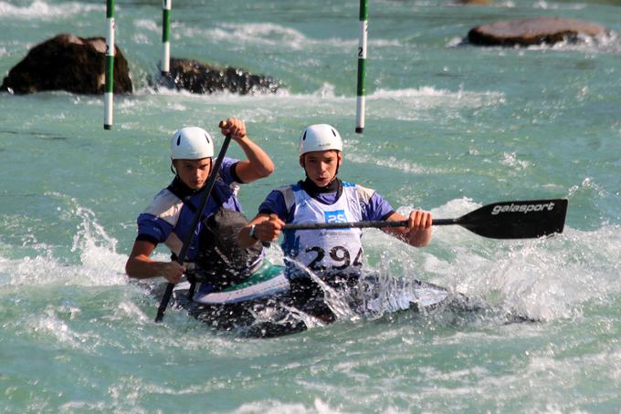 Nejc Polenčič in Štefan Božič sta si priborila 12. mesto. | Foto: Nina Jelenc