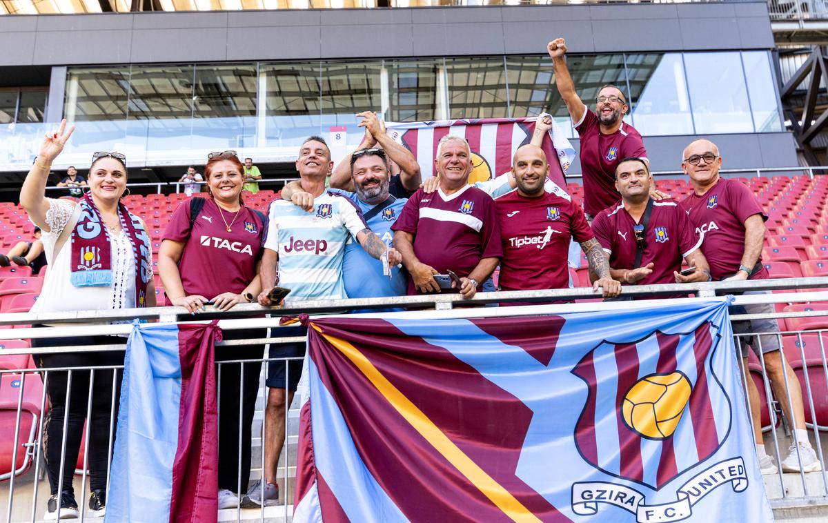 Gzira United | Gzira United je v sredo v Celovcu računala tudi na pomoč skupinice navijačev.  | Foto Guliverimage