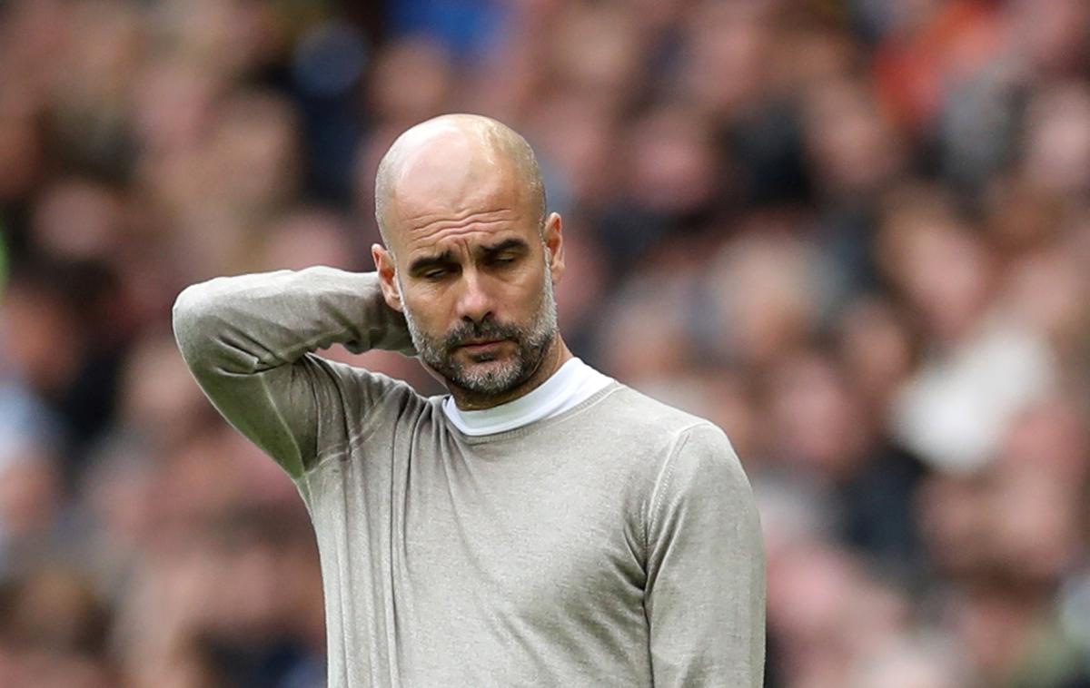 Josep Guardiola | Uefa je med drugim zasedbi karizmatičnega katalonskega trenerja Pepa Guardiole namenila še denarno kazen v višini 30 milijonov evrov. | Foto Reuters