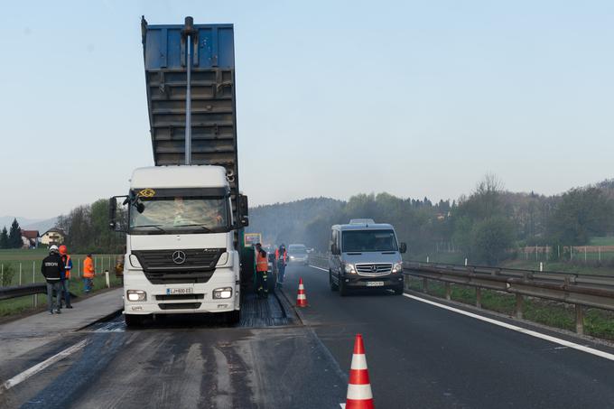 DARS - delavna zapora, vzdrževanje avtoceste, delo na cesti advertorial | Foto: Klemen Korenjak