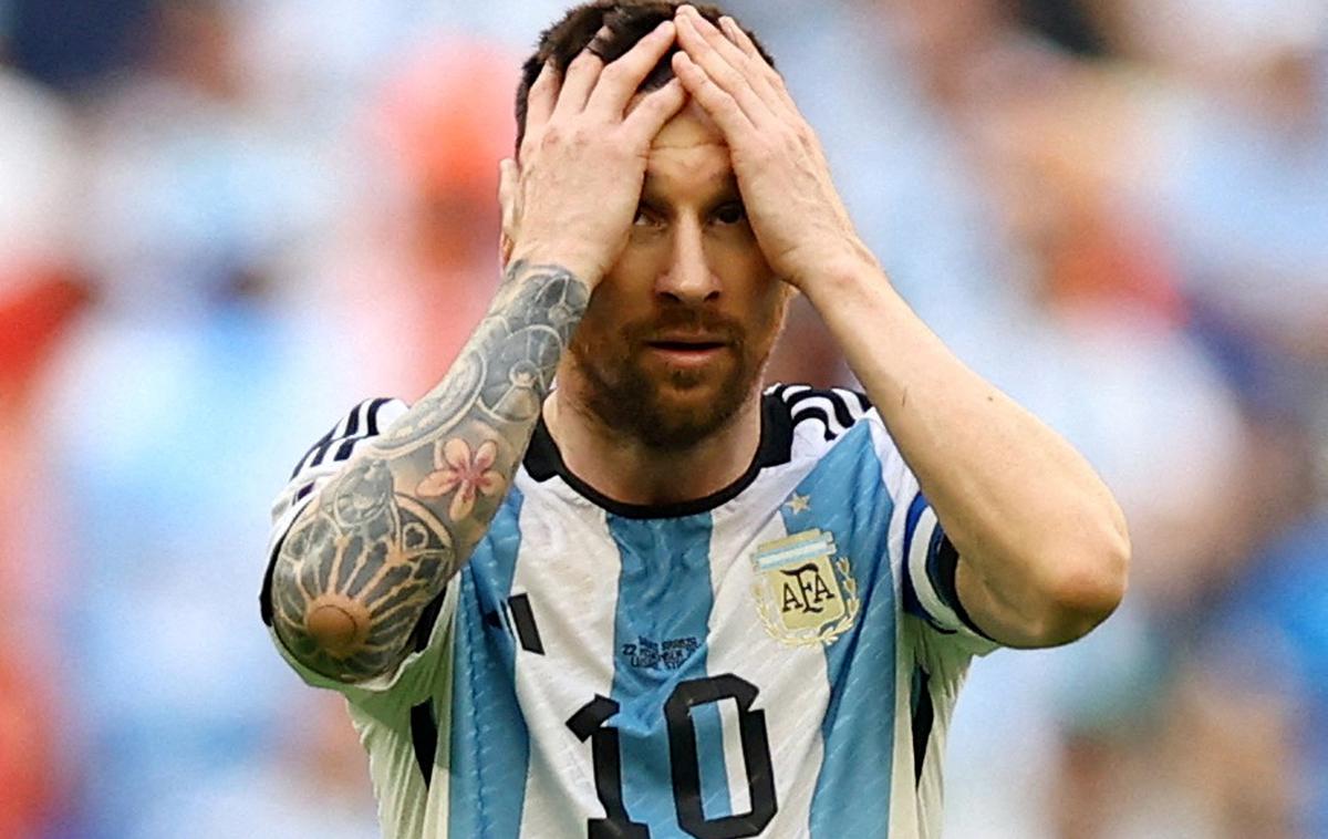 Lionel Messi | Po porazu Argentine ni samo Lionela Messija bolela glava. | Foto Reuters