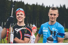 trening biatlon streljanja Alex Cisar