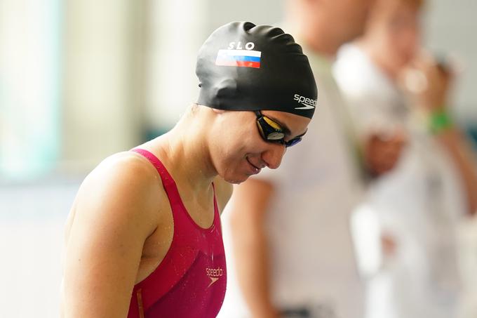 Tina Čelik se je na 50 in 100 m prsno z dosežkoma 31,56 in 1:07,38 ter drugima mestoma močno približala osebnima rekordoma. | Foto: Aleš Fevžer