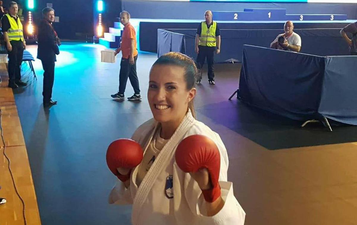 Tjaša Ristič karate EP Novi Sad | Tjaša Ristič je tekmovanje končala v četrtfinalu. | Foto Karate zveza Slovenije