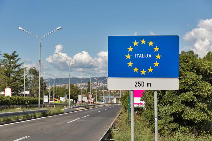 Italjija. Meja. | Po mnenju evropskega poslanca Matjaža Nemca iz nedavnih izjav ni jasno, kaj naj bi ta prekinitev schengenskega sporazuma sploh pomenila.  | Foto Shutterstock