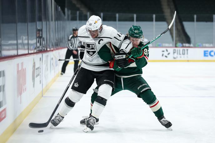 Anže Kopitar, Los Angeles Kings, Minnesota Wild, Kirill Kaprizov | Anže Kopitar in ekipa sta doživela prvi poraz po šestih zaporednih zmagah. | Foto Guliverimage