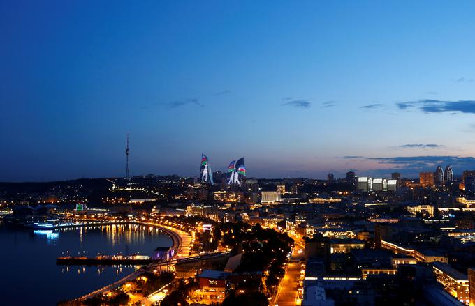 Azerbajdžanska prestolnica Baku | Foto: Reuters