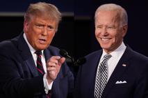 Donald Trump in Joe Biden