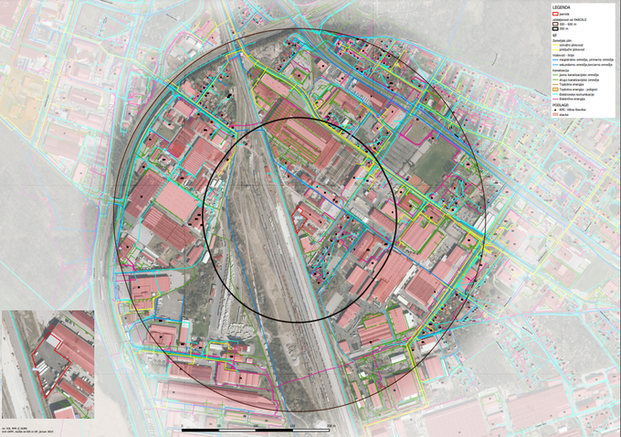 V času evakuacije bo veljala popolna zapora cest v radiju 600 metrov od najdbe
neeksplodiranega ubojnega sredstva. Ceste bodo zaprte od 11. ure in predvidoma do 18.
ure oz. do konca intervencije. | Foto: Mestna občina Maribor