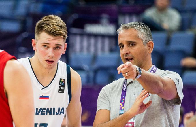 Luka Dončić in Igor Kokoškov | Foto: Sportida