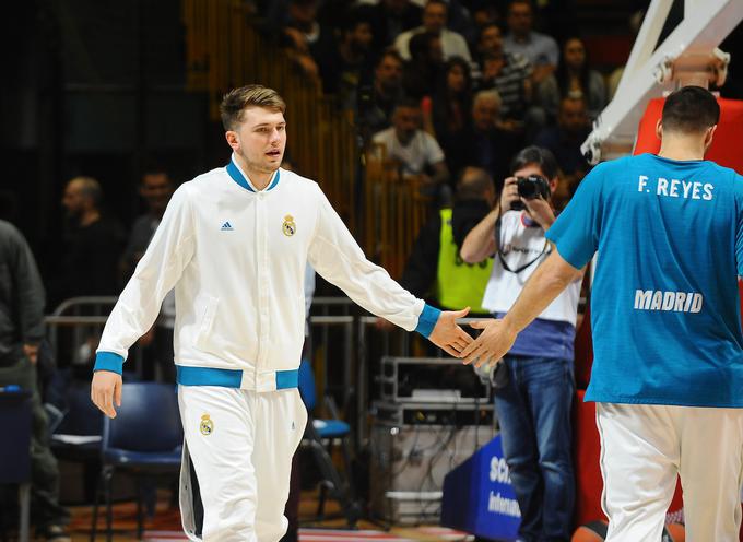 Ko je Luka Dončić še nosil dres madridskega Reala, se je hitro prikupil tudi Albertu Rieri. | Foto: Sportida