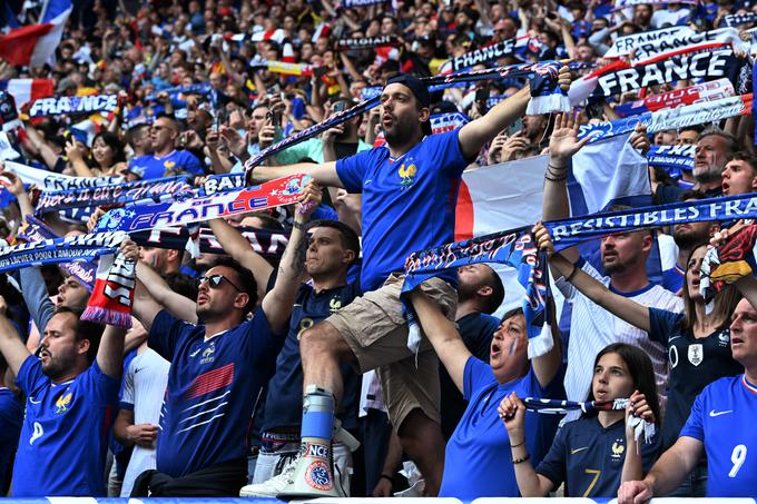 Euro 2024 Francija Belgija navijači | Foto: Reuters