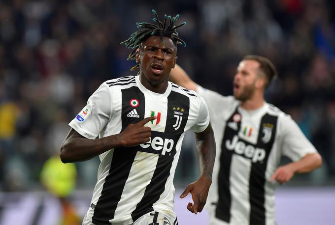 Moise Kean je zadel na zadnjih treh tekmah, ki jih je odigral za Juventus. | Foto: Reuters