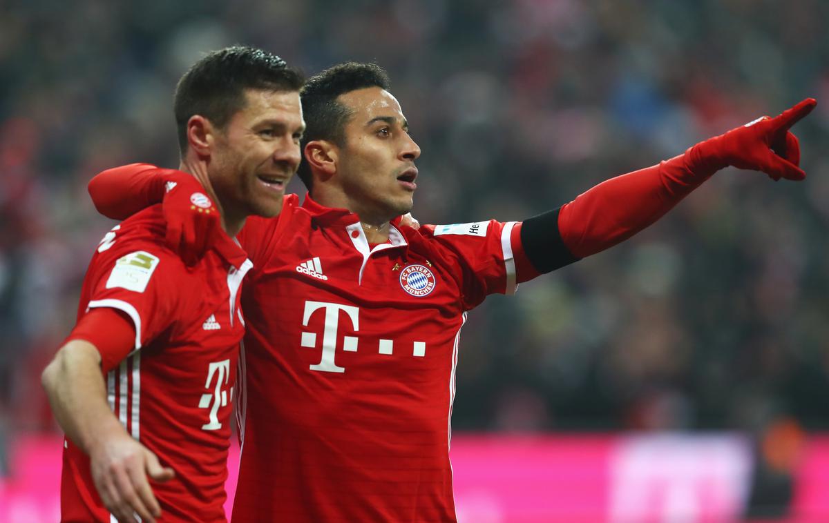 Thiago Alcantara Xabi Alonso Bayern | Foto Guliver/Getty Images