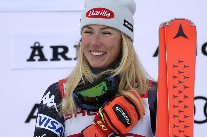 Mikaela Shiffrin rekord | Mikaela Shiffrin je vknjižila 86. zmago svetovnega pokala in se izenačila z rekorderjem Ingemarjem Stenmarkom. | Foto Guliver Image