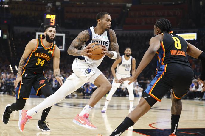 Dallas Mavericks  P.J. Washington |  P. J. Washington je bil s 27 točkami in 17 skoki najboljši igralec tekme v Oklahomi. | Foto Reuters