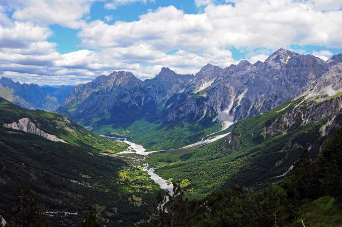 Narodni park Prokletije (dolina reke Valbone) v Albaniji | Foto: Thinkstock