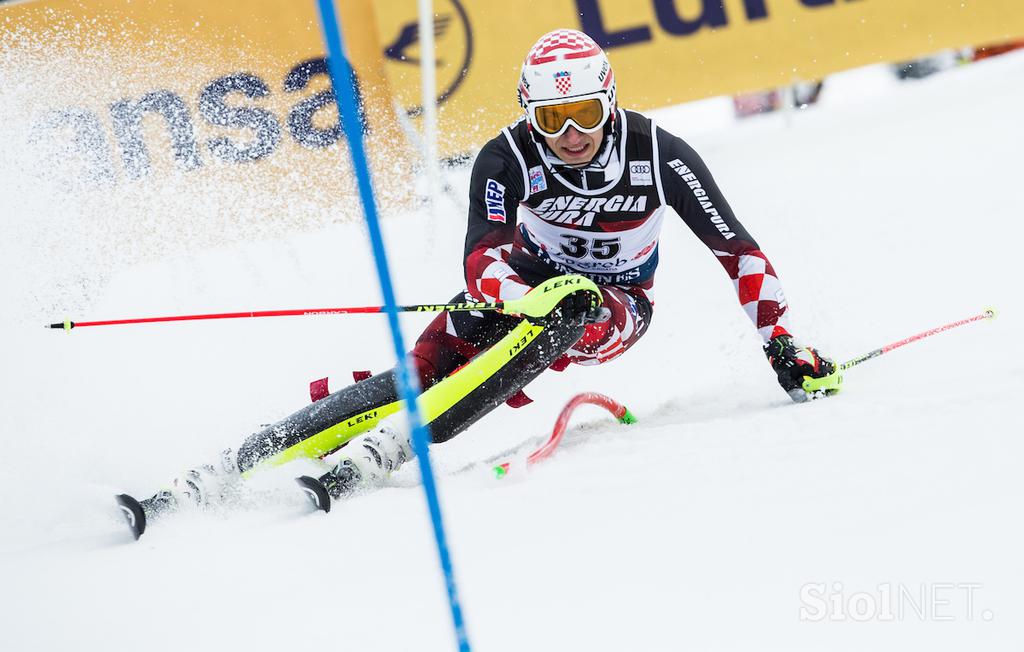 Slijeme moški slalom 2018