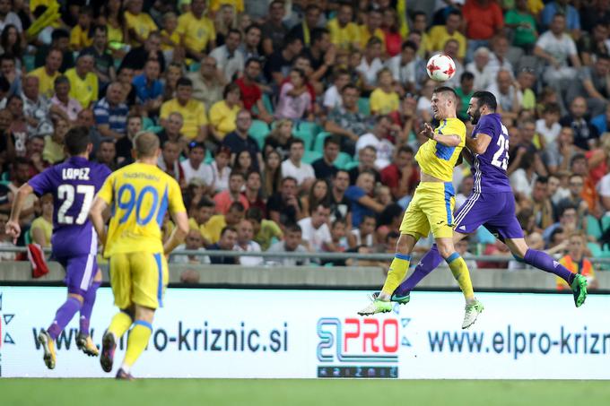 Leta 2017 se je predstavil tudi v Stožicah, kjer je z Marseillom remiziral proti Domžalam (1:1). | Foto: Matic Klanšek Velej/Sportida