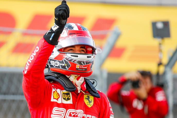 Charles Leclerc | Charles Leclerc bo nedeljsko dirko v Rusiji začel s prvega mesta. | Foto Reuters