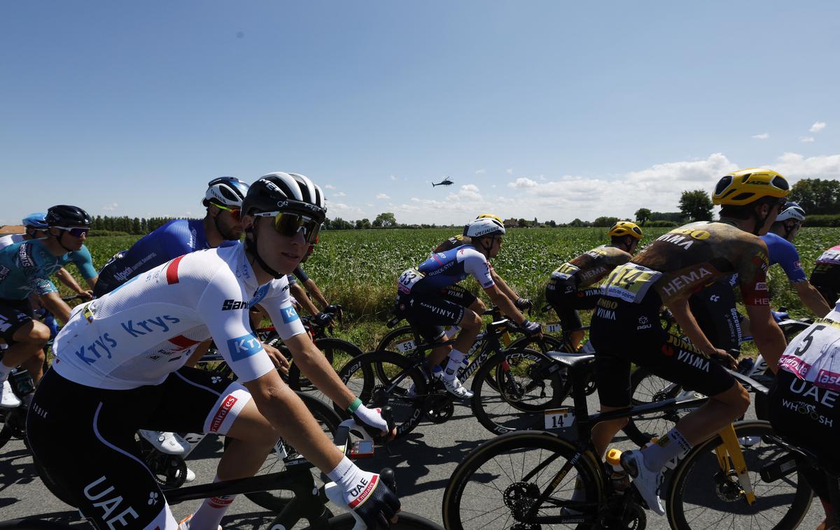 Tadej Pogačar, TDF22 | Tadej Pogačar: Lahko smo pričakovali nekaj takšnega. Wout van Aert je bil danes zelo očitno najmočnejši, vse je razbil. | Foto Guliverimage