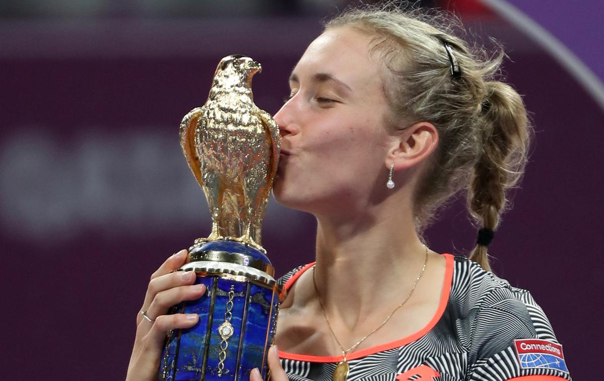 Elise Mertens | Elise Mertens proslavlja največji uspeh v karieri. | Foto Reuters