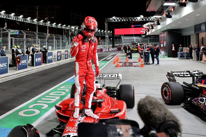 F1 Vegas Charles Leclerc Ferrari | Charles Leclerc ostaja voznik Ferrarija. | Foto Reuters