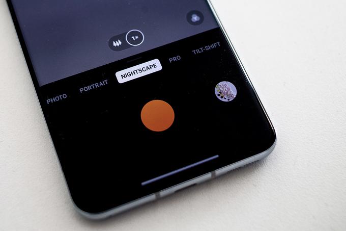 Detajl fotografskega programa pametnega telefona OnePlus 9 Pro | Foto: Ana Kovač
