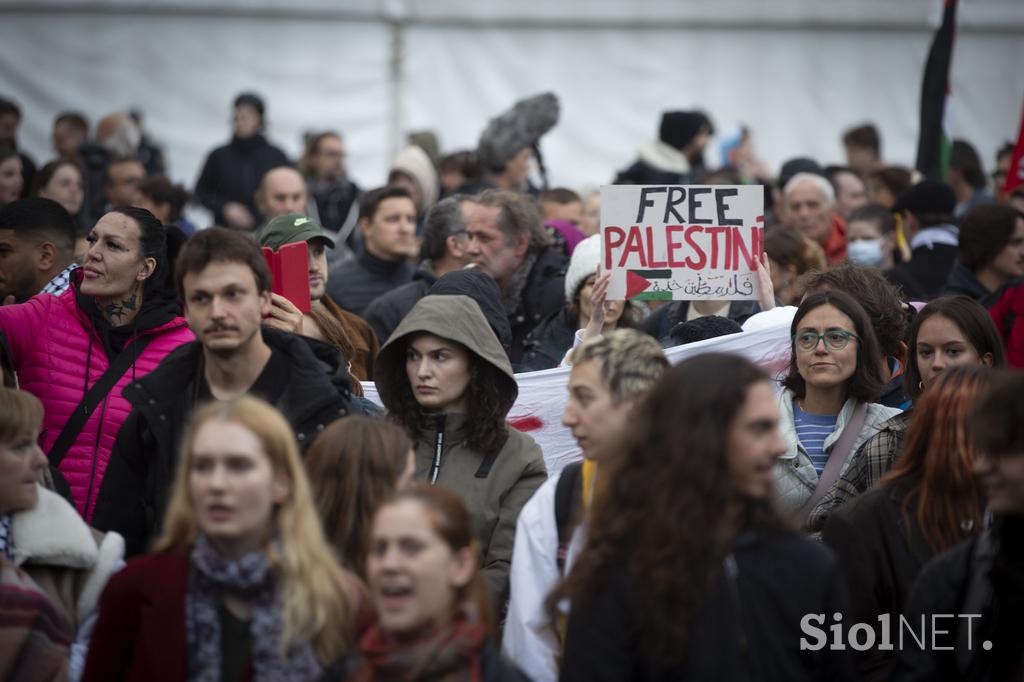 Shod v podporo Palestini