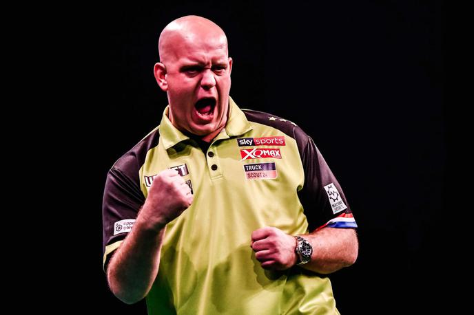 Michael van Gerwen | Michael van Gerwen je zmagovalec letošnje lige prvakov v pikadu. | Foto Getty Images